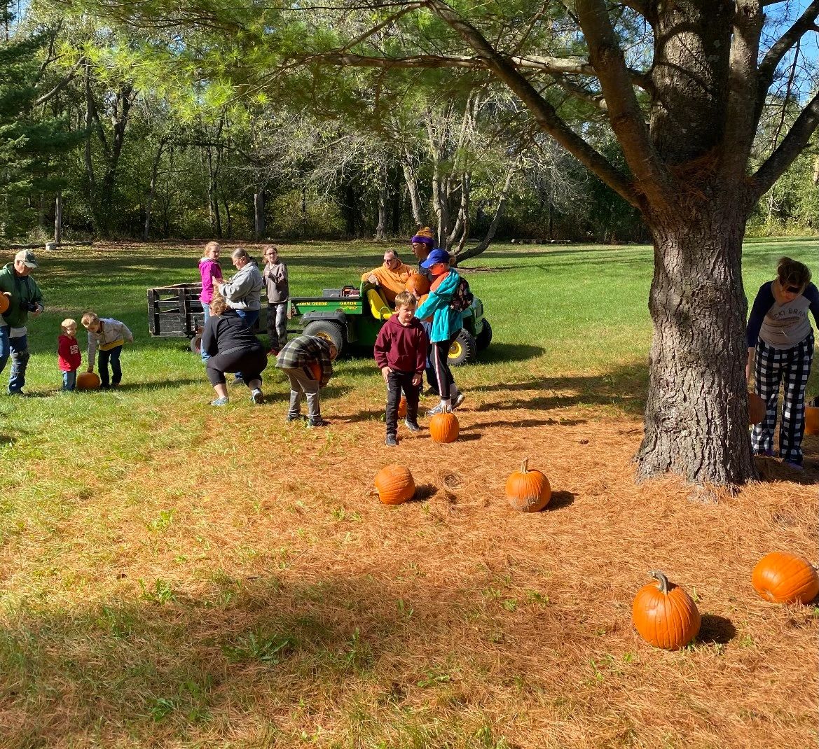 Fall activities on the camp grounds