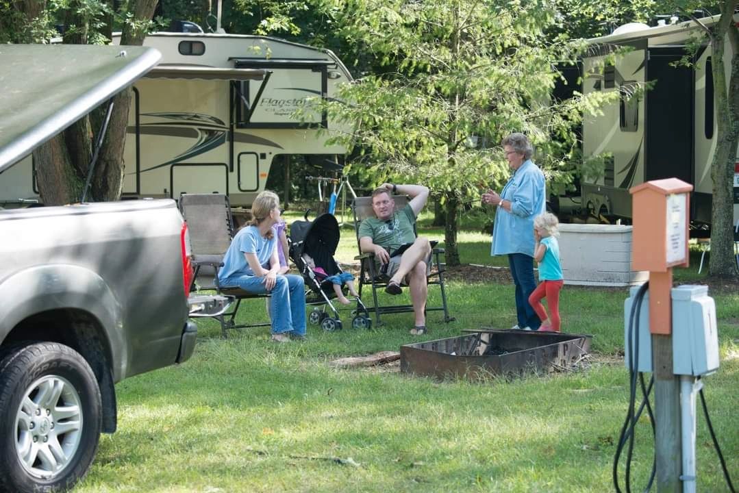 Time together at a campsite